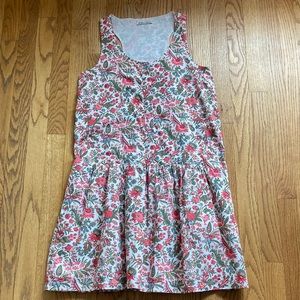 Madewell Broadway & Broome floral racer back sleeveless dress